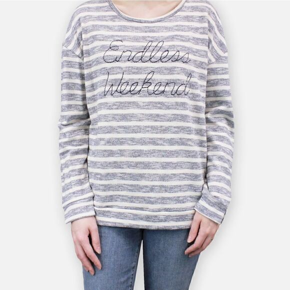 Anthropologie W5 Concepts Endless Weekend Stripes Sweater - Picture 6 of 6